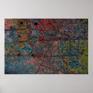 Affiche arrière - plan de grunge multicolore Abstrait avec