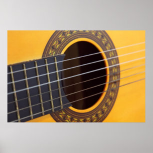 Affiche Arrière - plan de guitare acoustique