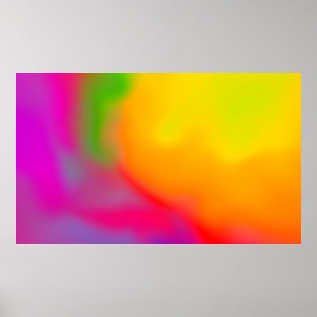 Affiche arrière - plan de nuage doux Abstrait en couleur p (Devant)