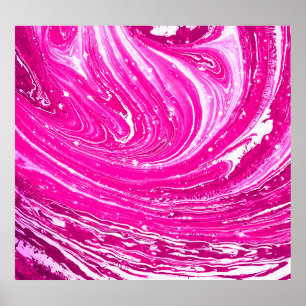 Affiche Arrière - plan de peinture rose mixte.