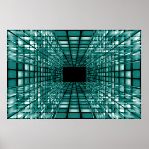 Affiche arrière - plan de perspective Abstrait