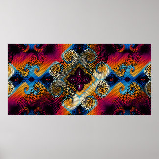 Affiche Arrière - plan de texture sans soudure. Ondes diag