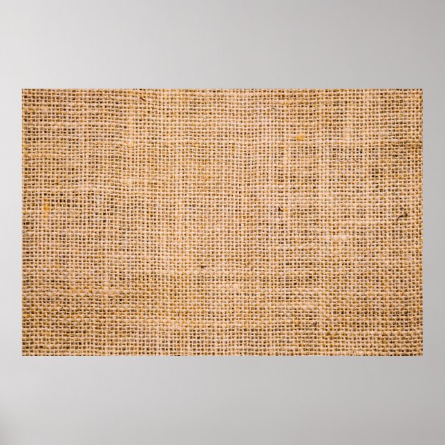 Affiche Arrière - plan de texture tissée en tissu de sac d (Devant)