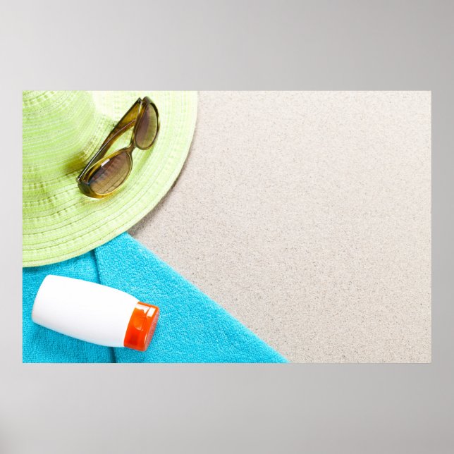 Affiche Arrière - plan d'été (Devant)