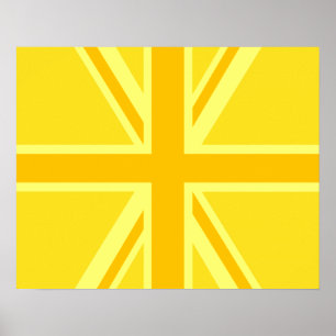 Affiche Arrière - plan du drapeau britannique Union Jack j