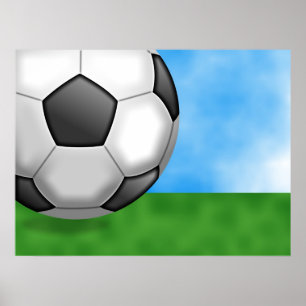 Affiche Arrière - plan du football