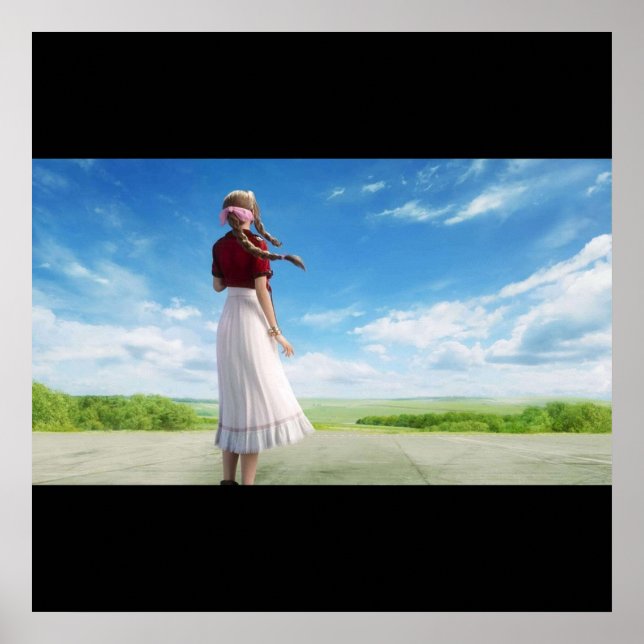 Affiche Arrière - plan FFVII Aerith (Devant)