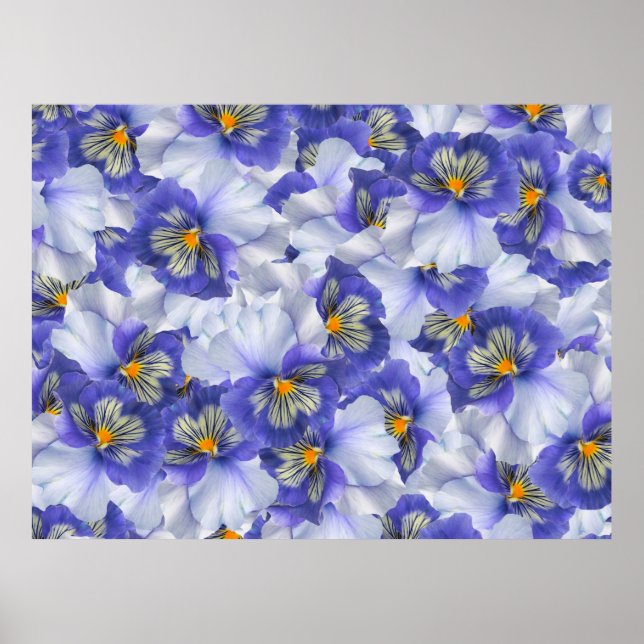Affiche Arrière - plan floral scrapbooking (Devant)