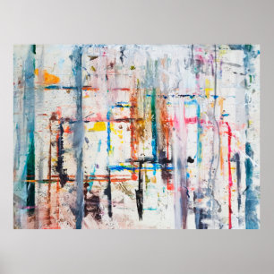 Affiche Arrière - plan moderne coloré.art, contemporain, m