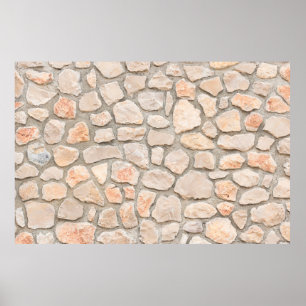 Affiche Arrière - plan mur en pierre grise. pierre, textur