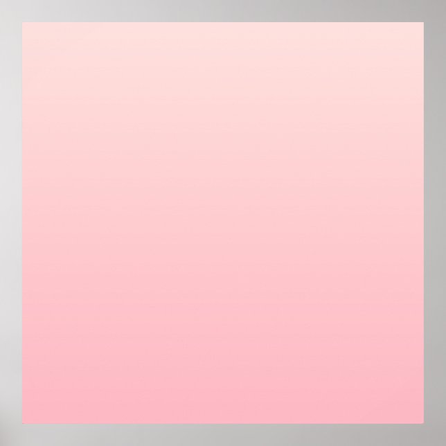 Affiche Arrière - plan Pastel Pink Gradient (Devant)