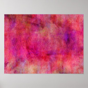 Affiche Arrière - plan rose rouge lumineux d'aquarelle