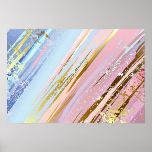 Affiche Arrière - plan rose texturé