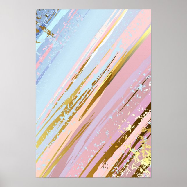 Affiche Arrière - plan rose texturé (Devant)