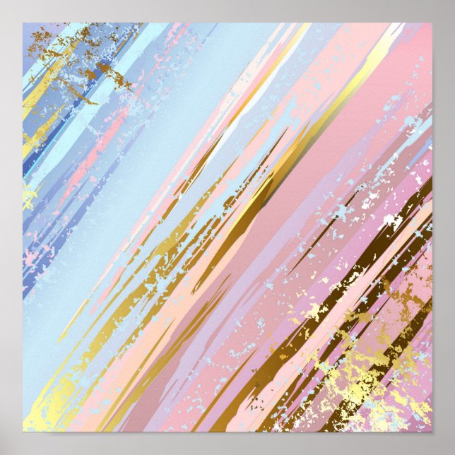 Affiche Arrière - plan rose texturé (Devant)