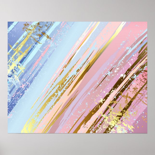 Affiche Arrière - plan rose texturé (Devant)