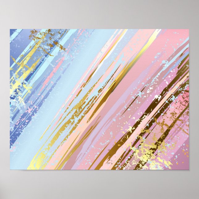 Affiche Arrière - plan rose texturé (Devant)