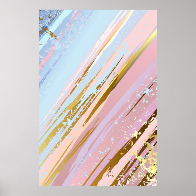 Affiche Arrière - plan rose texturé (Devant)