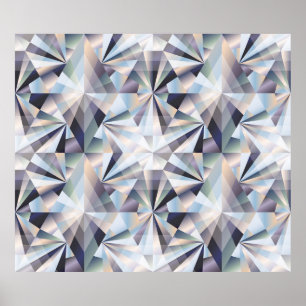 Affiche Arrière - plan sans couture en diamant, illustrati