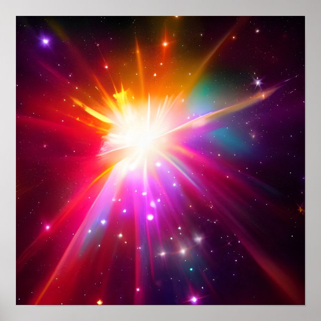 Affiche Arrière - plan Starburst (Devant)