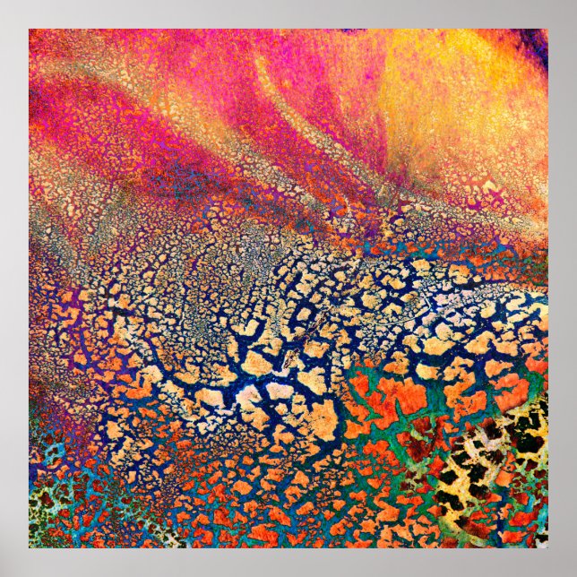 Affiche Arrière-plan texturé très détaillé Abstrait (Devant)