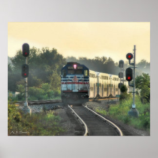 Affiche Arrivée à Manassas