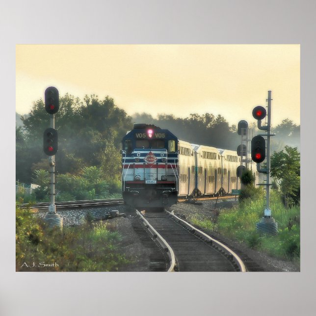 Affiche Arrivée à Manassas (Devant)