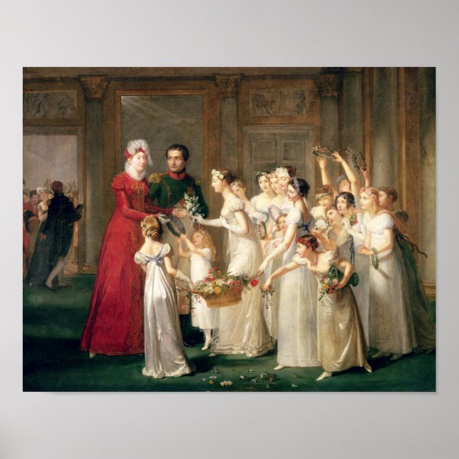 Affiche Arrivée de Marie-Louise de Habsbourg-Lorraine (Devant)