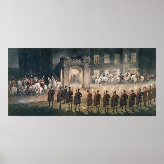 Affiche Arrivée de Nicholas II au Château Balmoral (Devant)