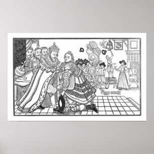 Affiche Arrivée de Sa Majesté Charles (1600-49) Princ