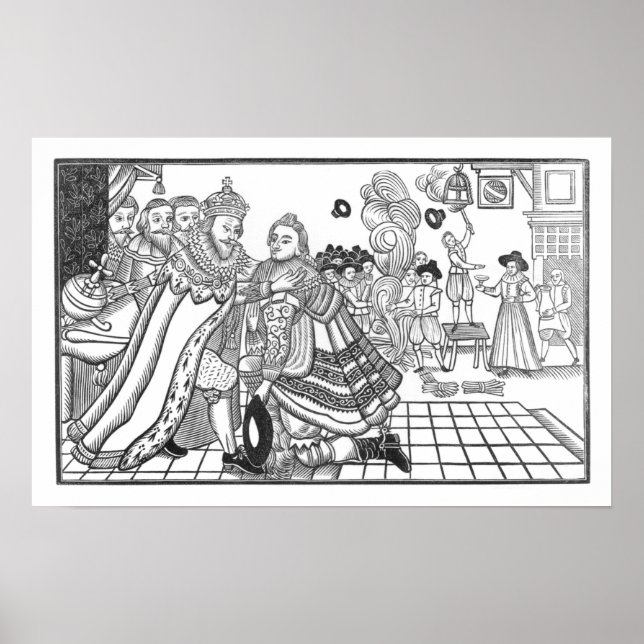 Affiche Arrivée de Sa Majesté Charles (1600-49) Princ (Devant)