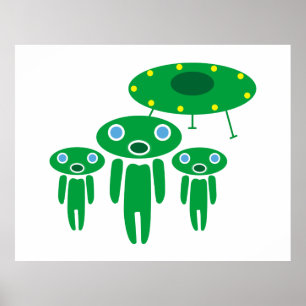 Affiche arrivée des Aliens