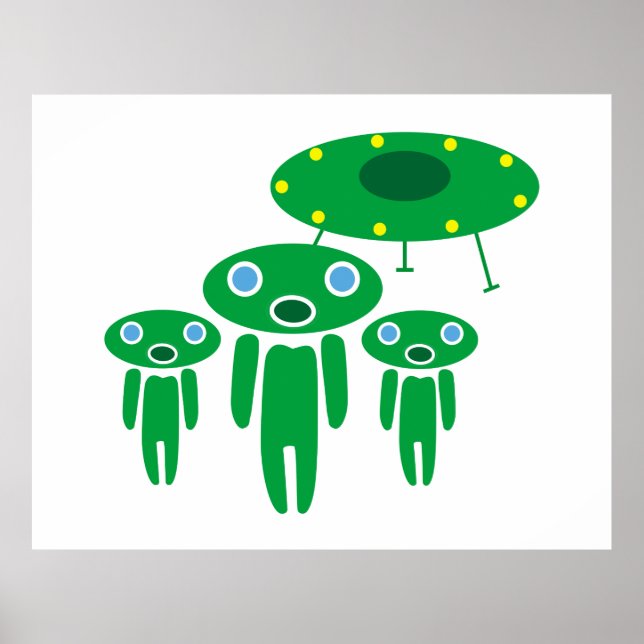 Affiche arrivée des Aliens (Devant)