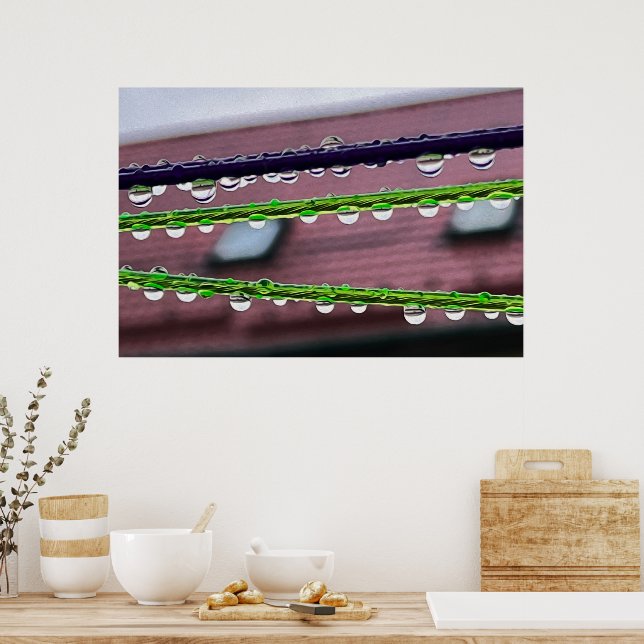 Affiche Arrosage sur cordes (Cuisine)