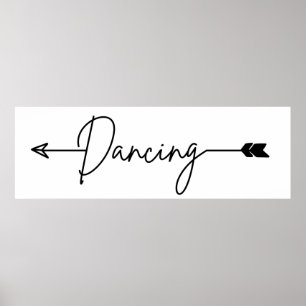 Affiche Arrow Dancing mariage