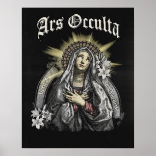 Affiche Ars Occulta - Design gothique