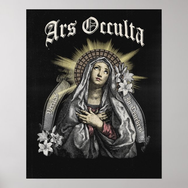 Affiche Ars Occulta - Design gothique (Devant)