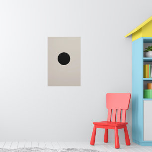 Affiche Art à simple trait - Sparse Mark in Negative Space