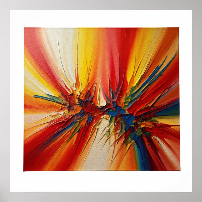 Affiche Art Abstrait (Devant)