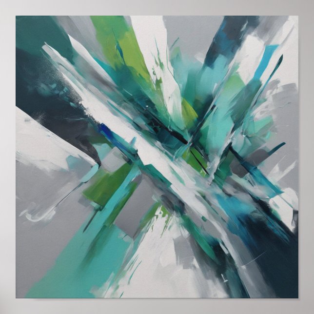 Affiche Art Abstrait (Devant)