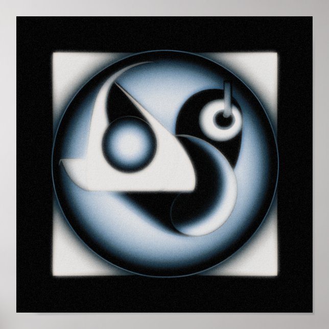 Affiche Art Abstrait (Devant)