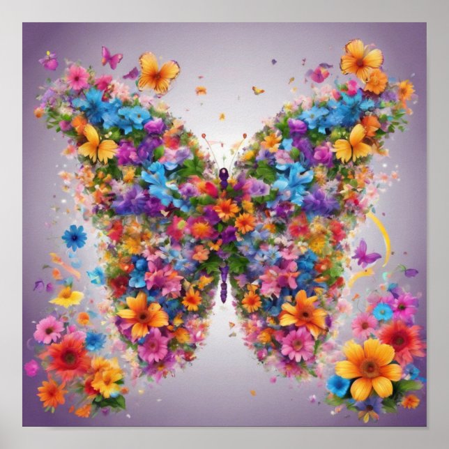 Affiche art Abstrait (Devant)