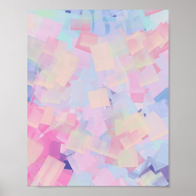 Affiche art Abstrait (Devant)