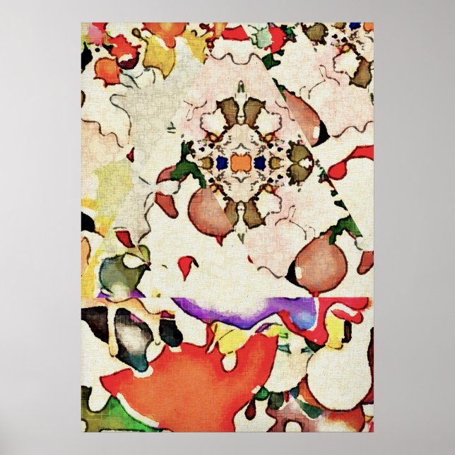 Affiche Art Abstrait (Devant)