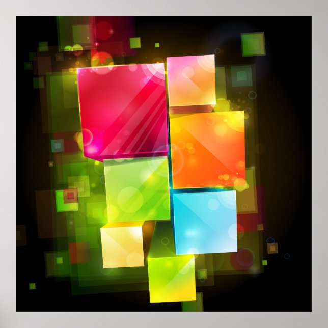 Affiche Art Abstrait 18 Imprimer (Devant)