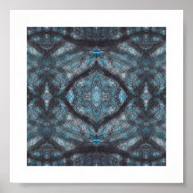 Art abstrait aquarelle entre bleu