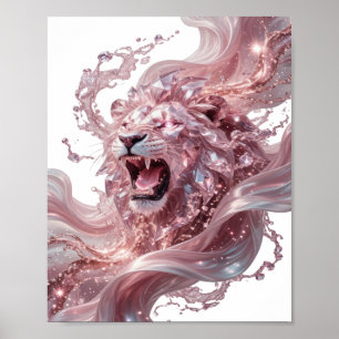 Affiche ART ABSTRAIT Argent Frais v3