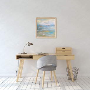 Affiche Art Abstrait Beach Coastal