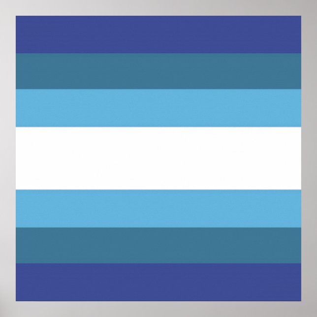 Affiche art abstrait coloré (Devant)