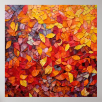Art Abstrait de la mosaïque d'automne